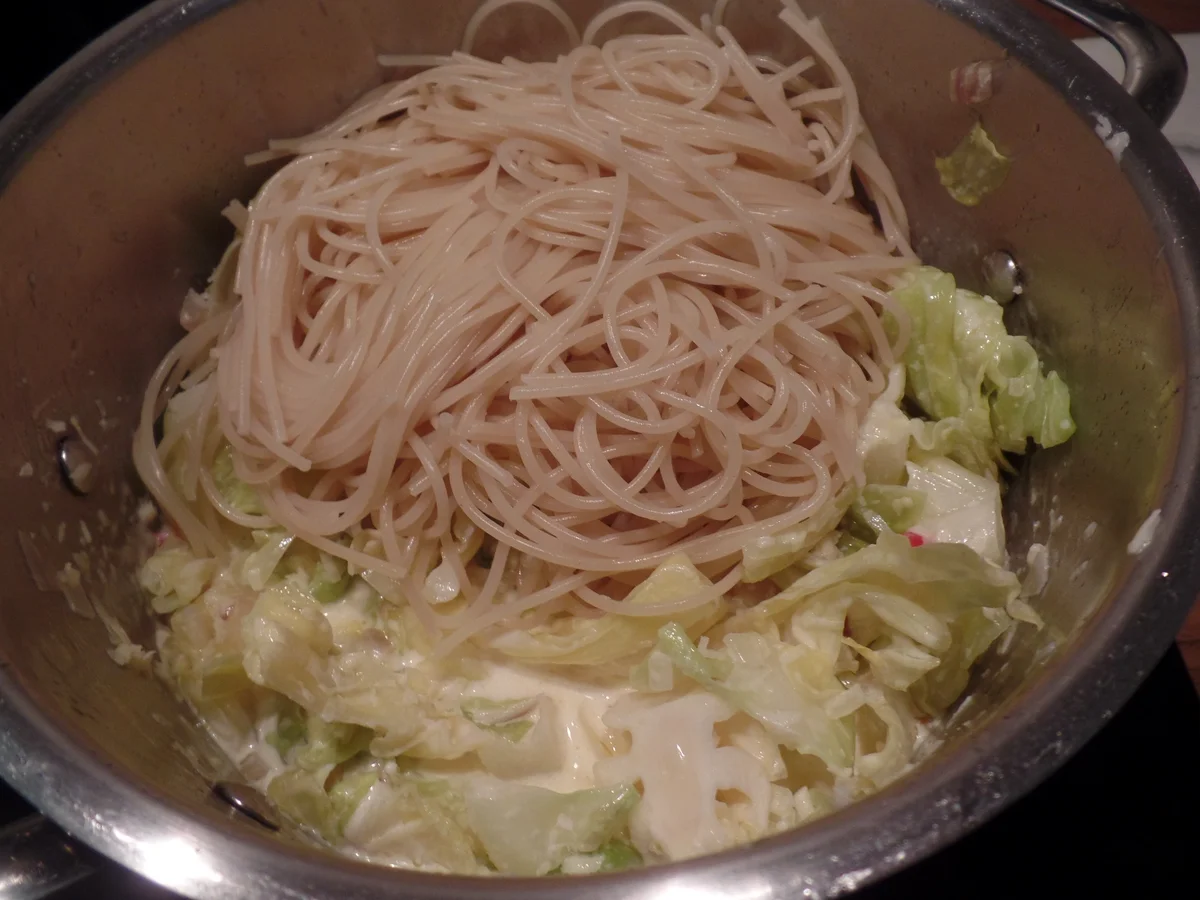Zitronen-Spaghetti mit Spitzkohl - Rezept - Bild Nr. 10106