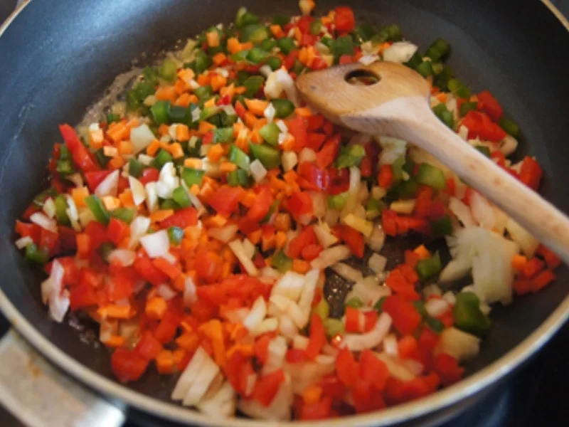 Rezept: Gebratenes Hähnchenfleisch mit Mungoboh-nenkeimlingen und Gewürzreis Bild Nr. 13 Gebratenes Hähnchenfleisch mit Mungoboh-nenkeimlingen und Gewürzreis - Rezept - Bild Nr. 13