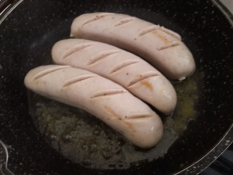 Bratwurst mit Rahmkartoffeln - Rezept - Bild Nr. 10110