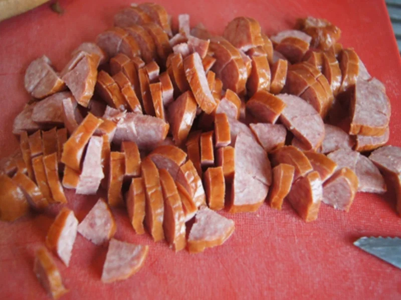 Kartoffelsuppe mit Steinpilzen und Cabanossi - Rezept - Bild Nr. 10