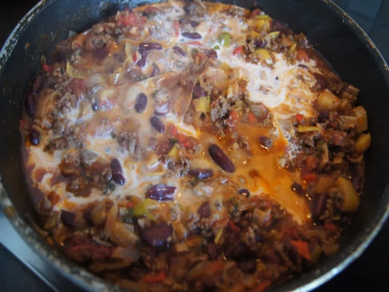 Rezept: Chili con carne mit Pellkartoffeln II Bild Nr. 13 Chili con carne mit Pellkartoffeln II - Rezept - Bild Nr. 13