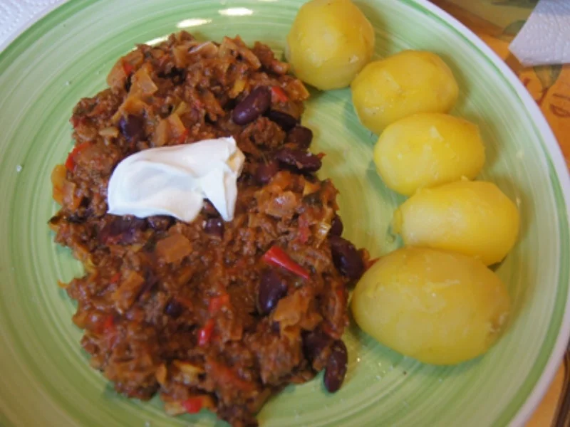 Rezept: Chili con carne mit Pellkartoffeln II Bild Nr. 17 Chili con carne mit Pellkartoffeln II - Rezept - Bild Nr. 17