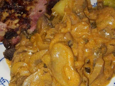 Kassler mit Pilzrahmsoße - Rezept - Bild Nr. 10121