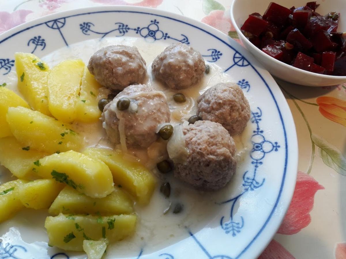 Königsberger Klopse mit Rote Beete - Rezept - Bild Nr. 2