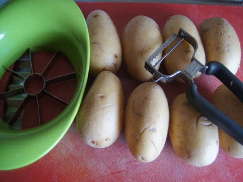 Gekochte Eier mit Senfsauce, Rote Bete Salat und Kartoffelpilzduo - Rezept - Bild Nr. 8