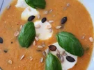Möhrensüppchen mit Mozzarella und Basilikum - Rezept - Bild Nr. 2
