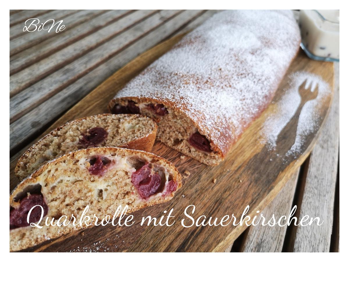 BiNe` S QUARKROLLE MIT SAUERKIRSCHEN - Rezept - Bild Nr. 7