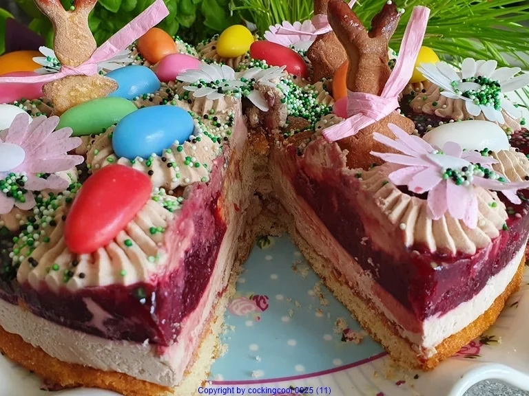 Eine luftige und fruchtige Torte zum Osterfest = kochbar Challenge 4.0 (April 2020) - Rezept - Bild Nr. 14