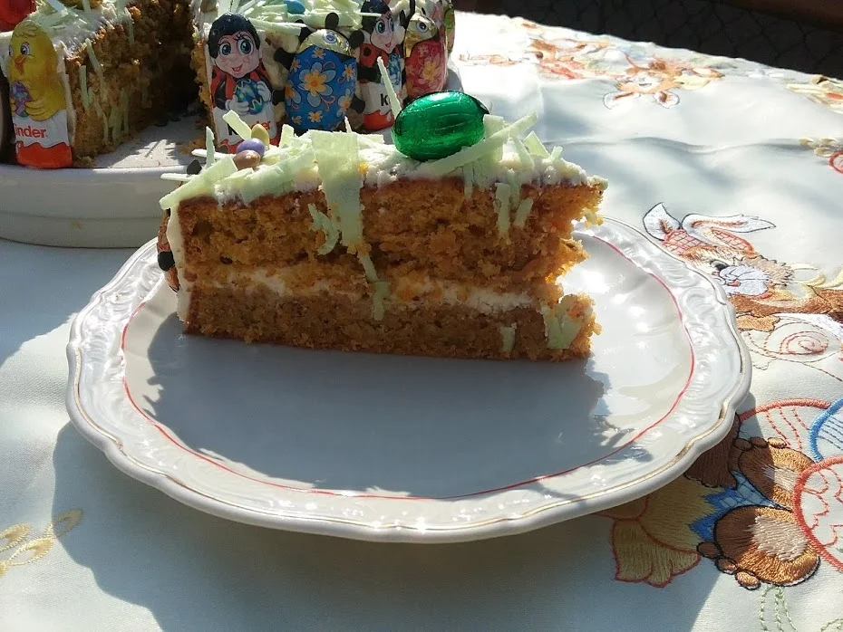 Rezept: Oster - Karotten - Torte zur kochbar Challenge April 2020 Bild Nr. 31 Oster - Karotten - Torte zur kochbar Challenge April 2020 - Rezept - Bild Nr. 31