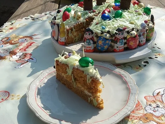 Rezept: Oster - Karotten - Torte zur kochbar Challenge April 2020 Bild Nr. 32 Oster - Karotten - Torte zur kochbar Challenge April 2020 - Rezept - Bild Nr. 32