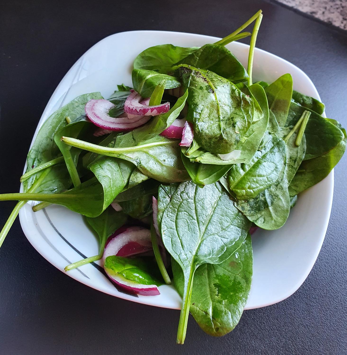 Salat mitt Blattspinat - Rezept mit Bild - kochbar.de