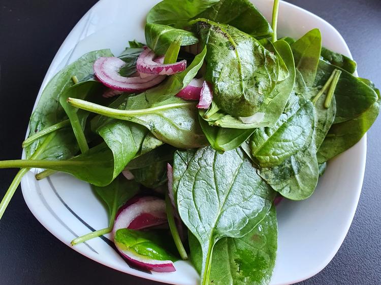 Blattspinat Salat Rezepte