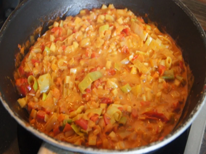 Gemüsebolognese mit Bandnudeln - Rezept - Bild Nr. 11