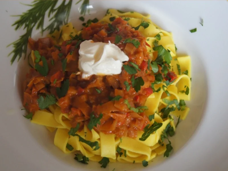 Gemüsebolognese mit Bandnudeln - Rezept - Bild Nr. 15