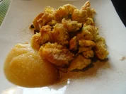 Mandel-Schmarrn mit Apfelmus - Rezept - Bild Nr. 2