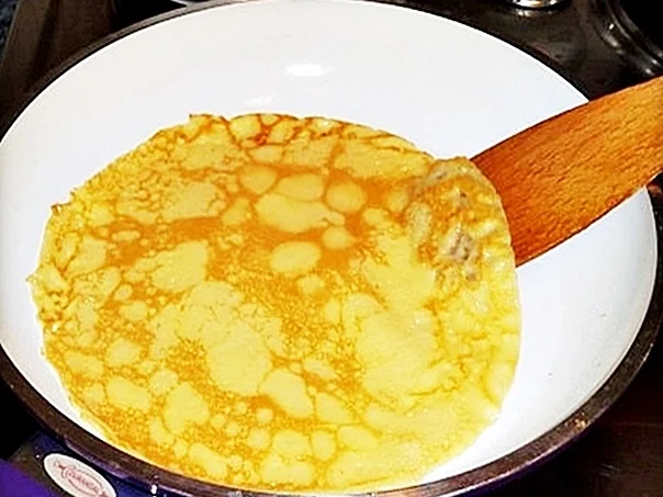 Gefüllte Pfannkuchen-Säckchen - Rezept - Bild Nr. 4