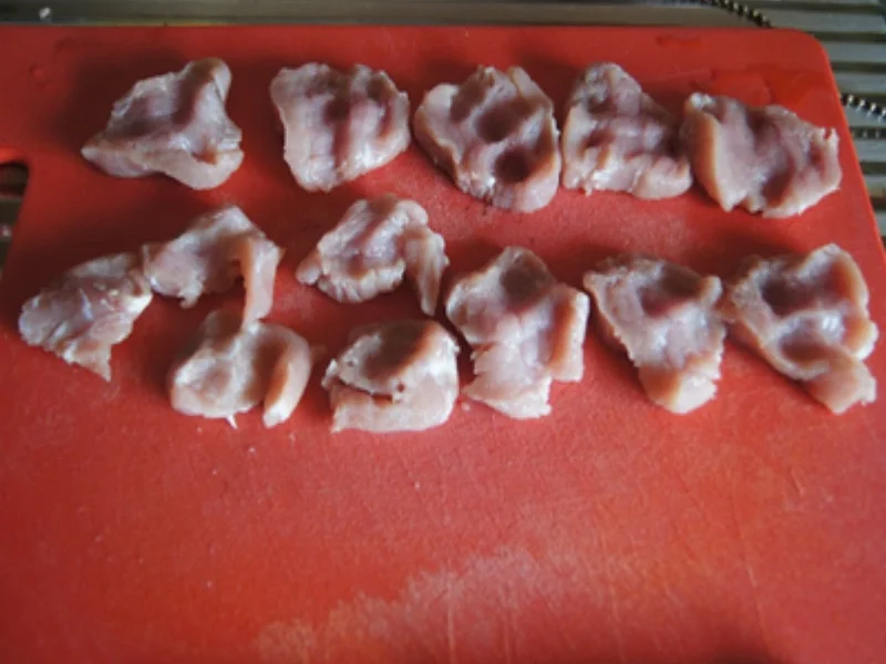 Rezept: Knusprige Schweinefilet Schnitzelchen mit Champignons und Süßkartoffelstampf Bild Nr. 4 Knusprige Schweinefilet Schnitzelchen mit Champignons und Süßkartoffelstampf - Rezept - Bild Nr. 4