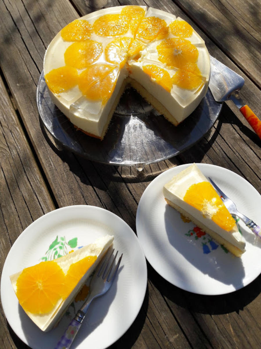 Orangen-Joghurt-Torte - Rezept - Bild Nr. 2