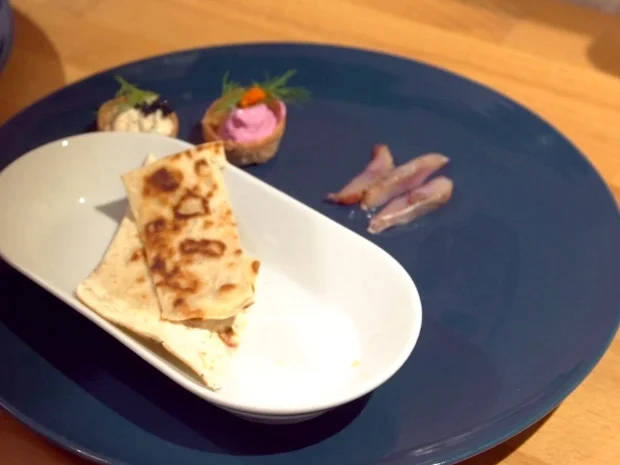 Lachsrillette mit gebratenem Tunbröd - Rezept - Bild Nr. 2