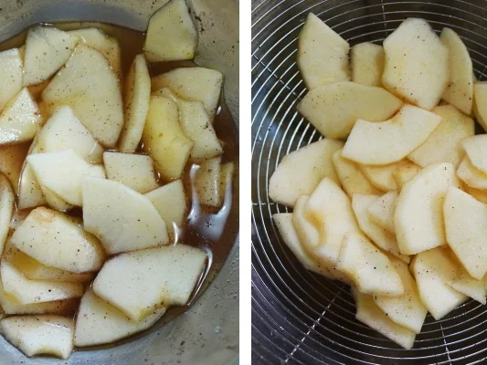 Gedeckter Apfelkuchen mit Walnüssen und Kokosraspeln - Rezept - Bild Nr. 5