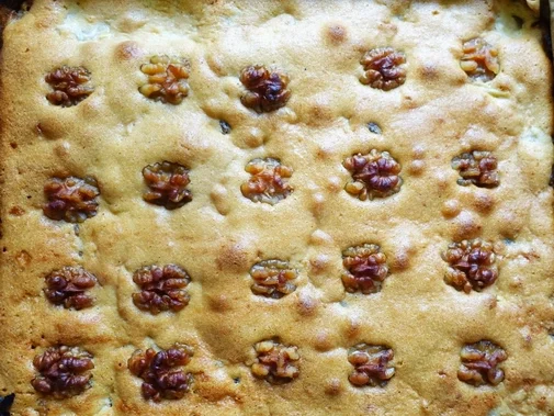 Gedeckter Apfelkuchen mit Walnüssen und Kokosraspeln - Rezept - Bild Nr. 9