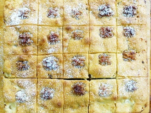 Gedeckter Apfelkuchen mit Walnüssen und Kokosraspeln - Rezept - Bild Nr. 10