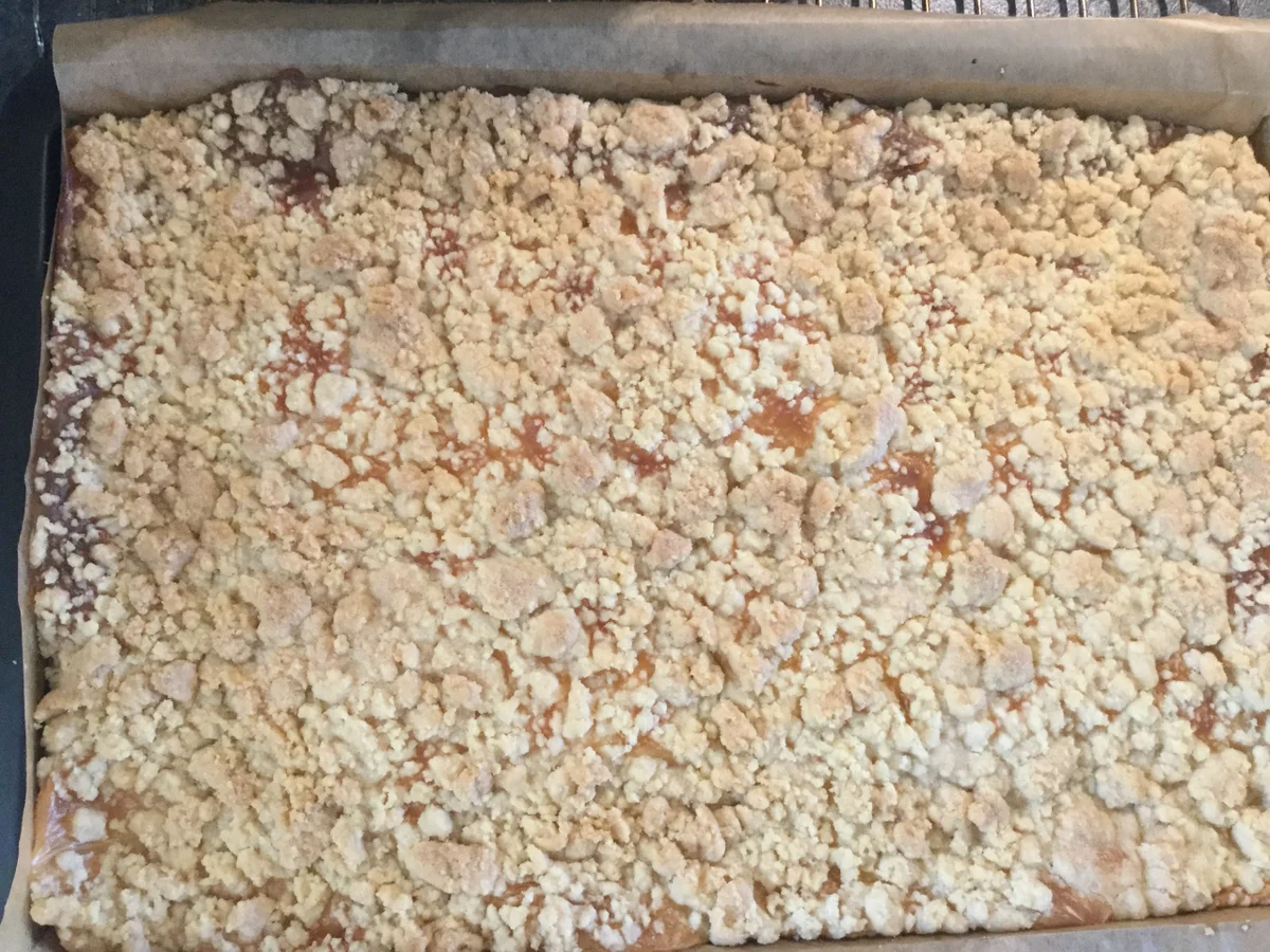 Streuselkuchen mit Pudding Füllung - Rezept - Bild Nr. 2