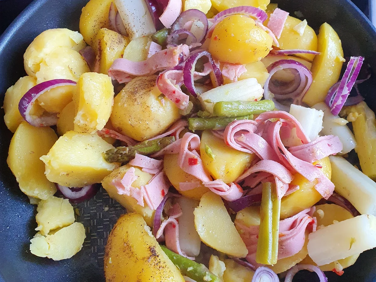 Spargel-Kartoffel-Pfanne - Rezept - Bild Nr. 3