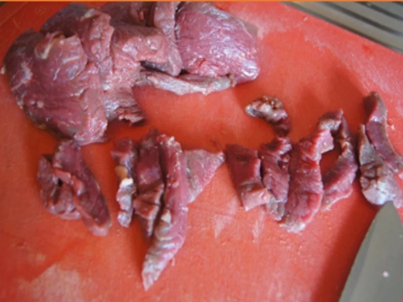 Rinder-Hüftsteak mit grünem Gemüse im Wok - Rezept - Bild Nr. 5