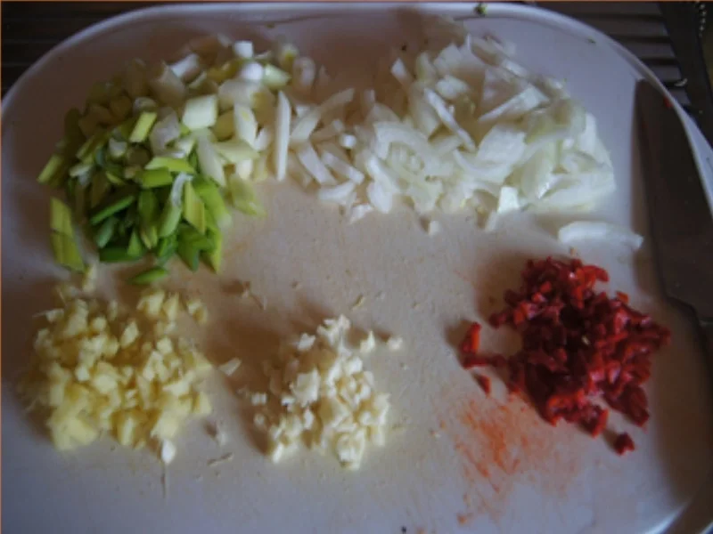 Rinder-Hüftsteak mit grünem Gemüse im Wok - Rezept - Bild Nr. 11