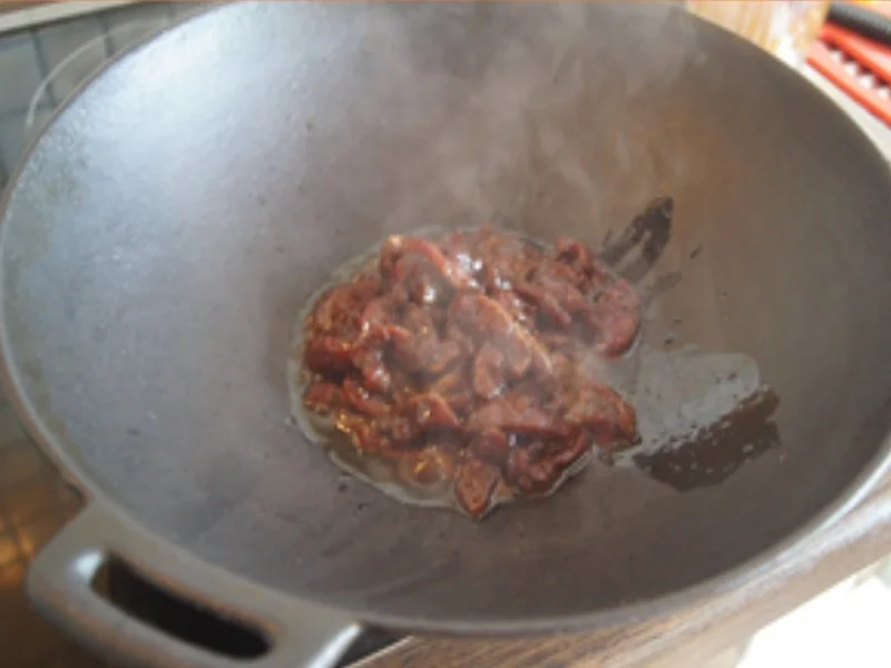 Rinder-Hüftsteak mit grünem Gemüse im Wok - Rezept - Bild Nr. 13