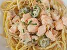 Pasta mit Lachs-Käse-Sauce - Rezept - Bild Nr. 2