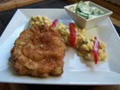 Schweinenacken-Schnitzel+Kartoffelsalat+Gurkensalat - Rezept - Bild Nr. 10228