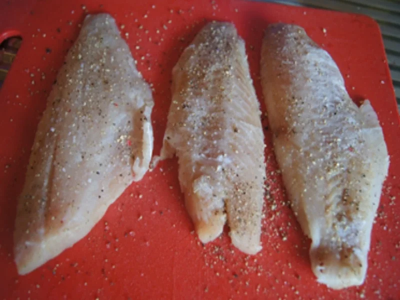 Rotbarschfilet im Bierteig und Zucchinigratin - Rezept - Bild Nr. 4