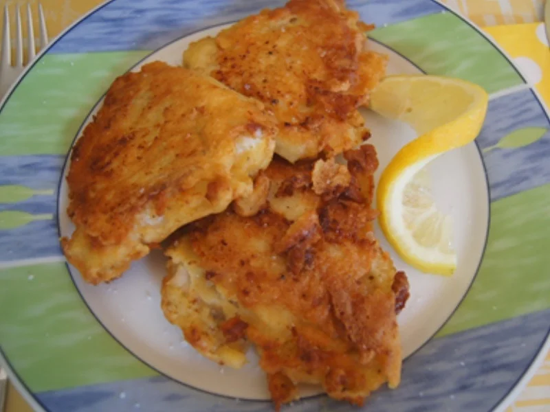 Rotbarschfilet im Bierteig und Zucchinigratin - Rezept - Bild Nr. 22