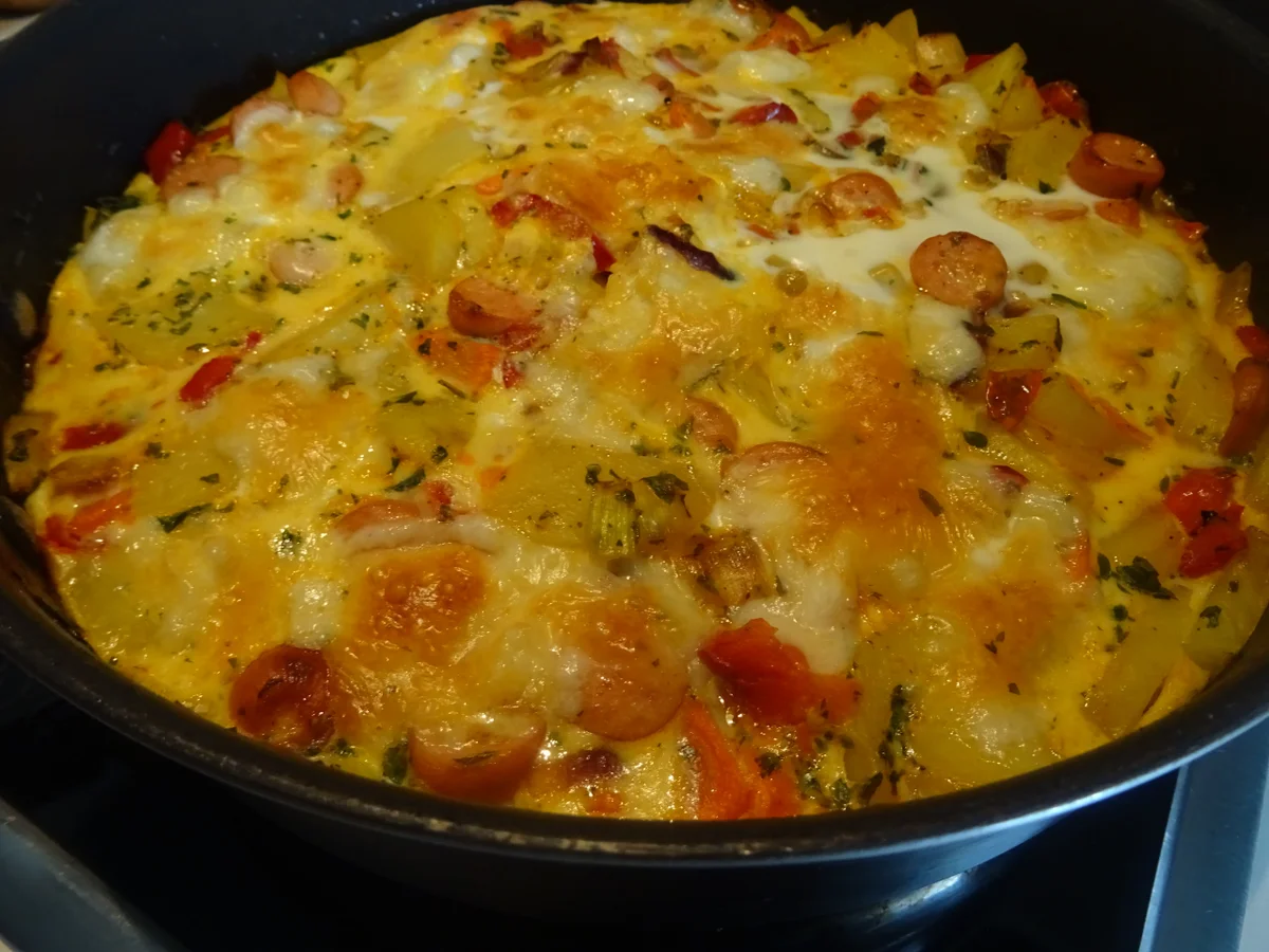 Gemüse-Reste-Tortilla - Rezept - Bild Nr. 3