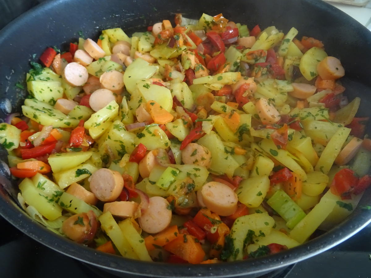 Gemüse-Reste-Tortilla - Rezept - Bild Nr. 5
