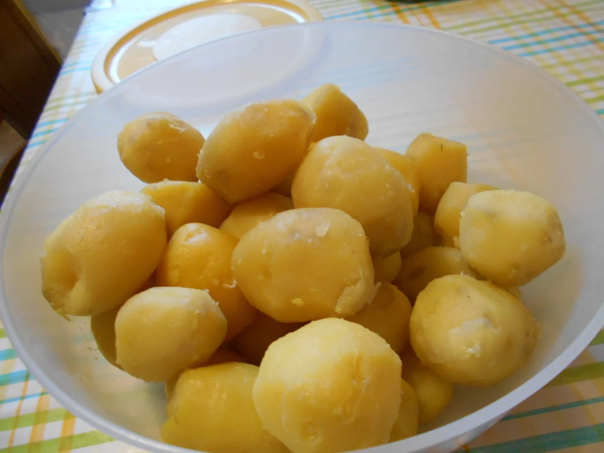 Kartoffelsalat mit Oel und Essig - Rezept - Bild Nr. 4