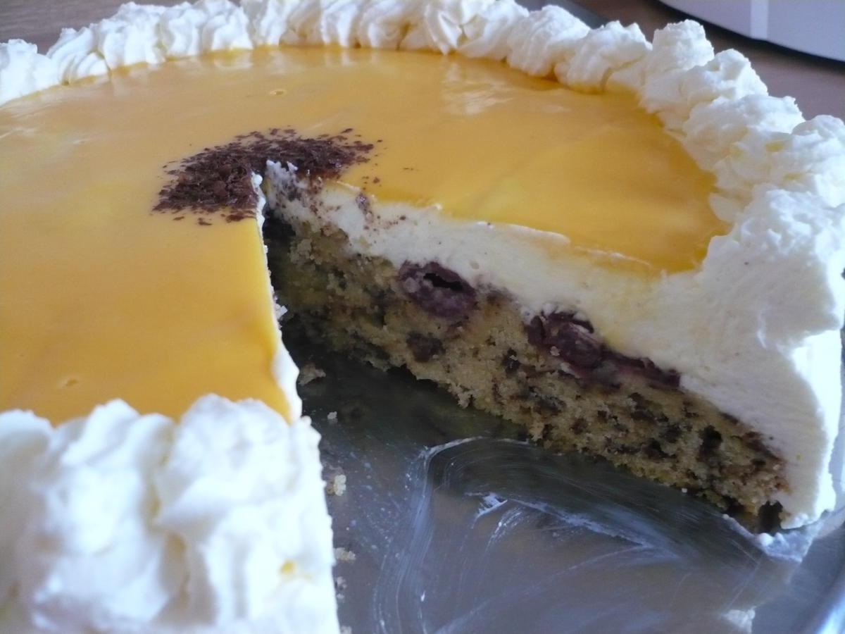 Eierlikörtorte mit Kirschen - Rezept - Bild Nr. 9