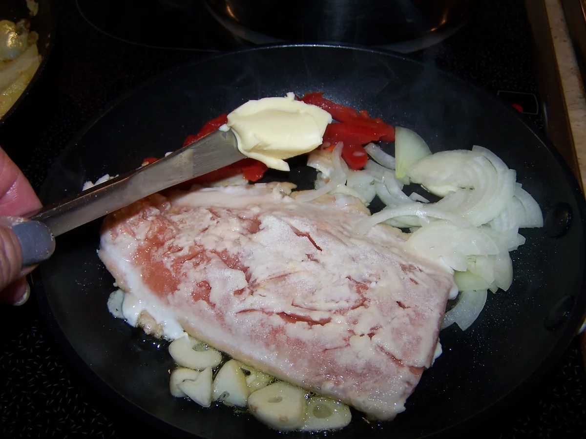 Lachs auf Spagetti Nest - Rezept - Bild Nr. 8