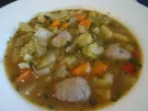 Bunte Gemüsesuppe mit Bratwurst-Klößchen - Rezept - Bild Nr. 2