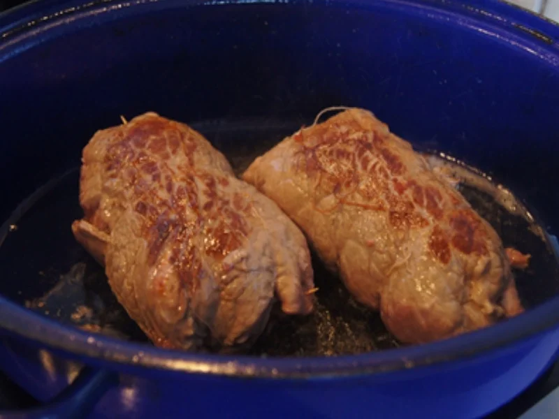 XL-Rinderrouladen mit herzhafter Gemüsesauce - Rezept - Bild Nr. 12