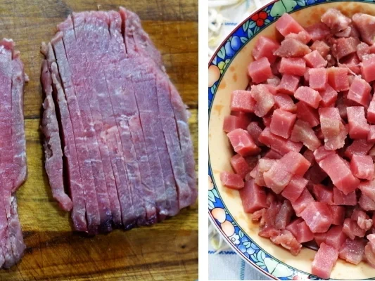 Zweigesichtige Nudeln mit Schweinefleisch - Rezept - Bild Nr. 4