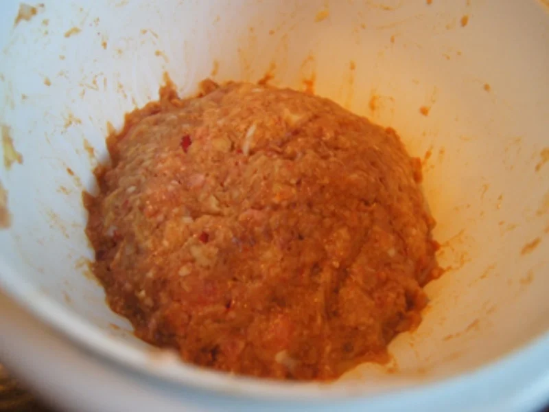 Rezept: Herzhafte Hacksteaks mit Curry-Gemüsemix aus dem Wok Bild Nr. 10305 Herzhafte Hacksteaks mit Curry-Gemüsemix aus dem Wok - Rezept - Bild Nr. 10305