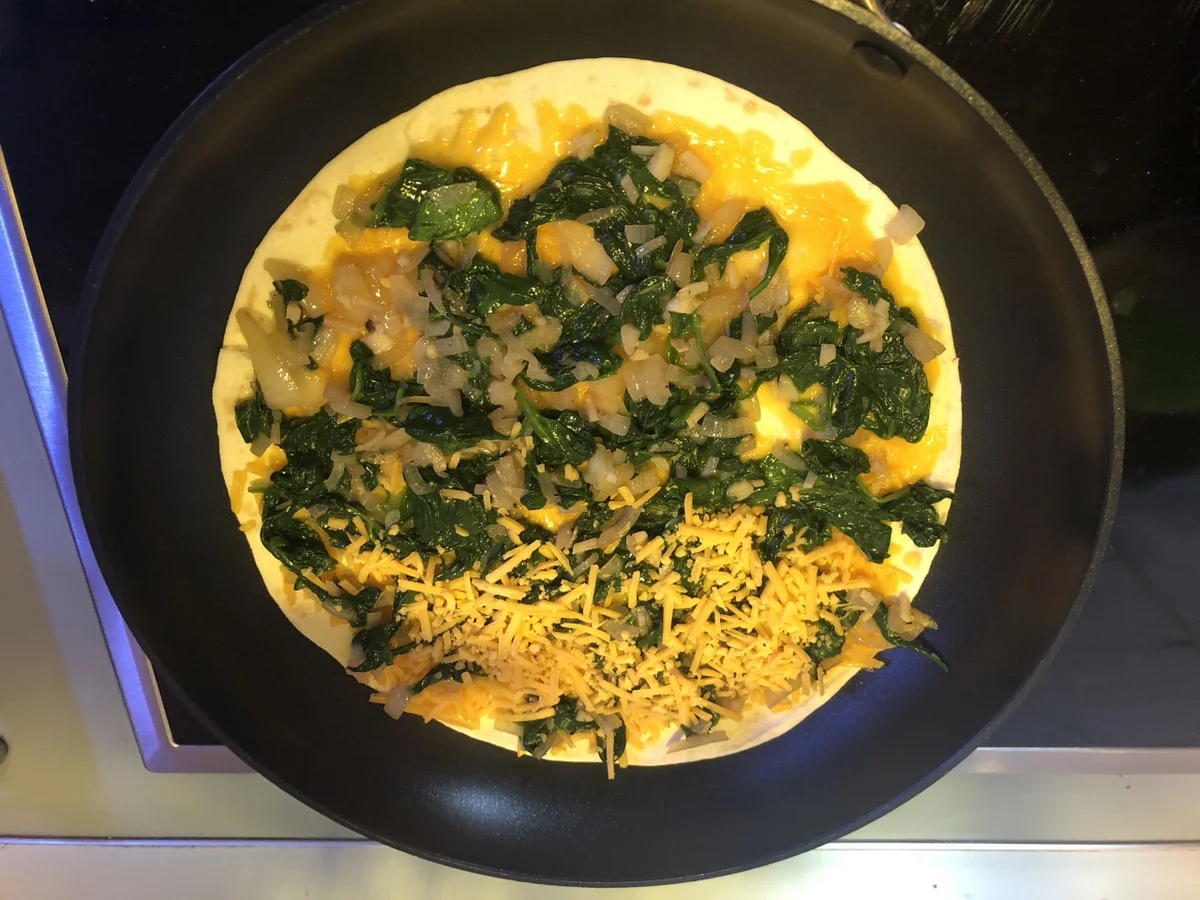 Quesadilla mit Spinat - Rezept - Bild Nr. 7
