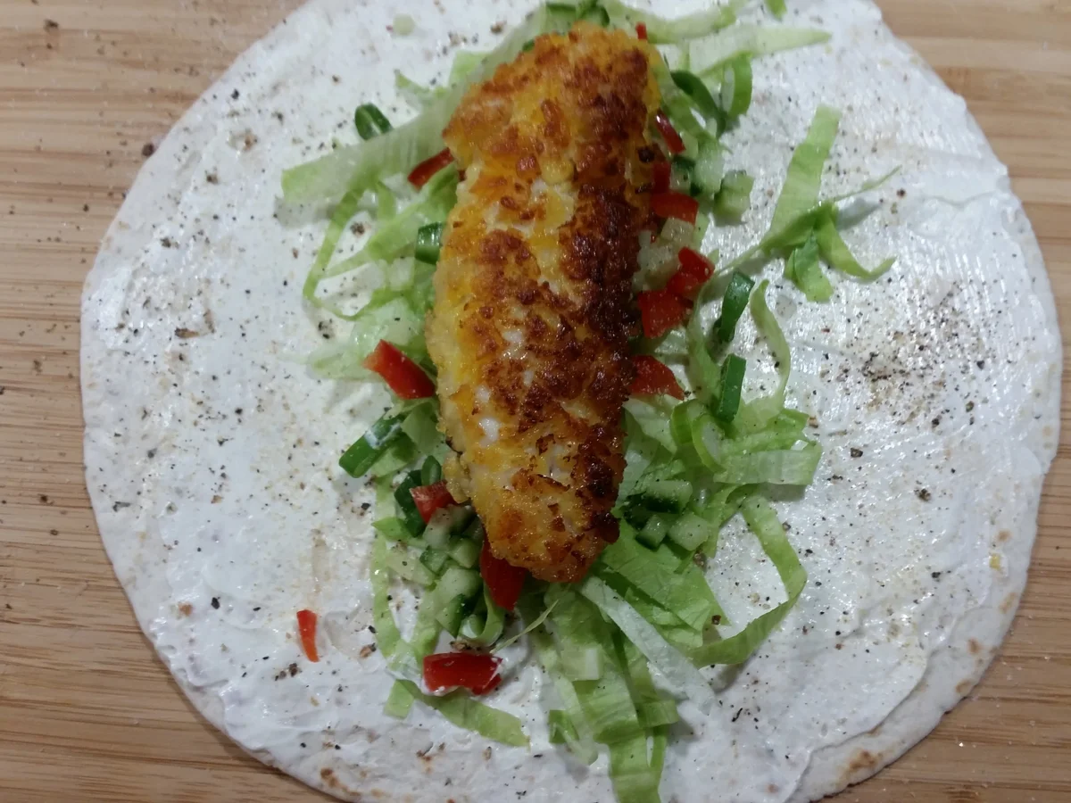 Rezept: Knoblauch-Wrap mit Knusper-Hähnchen Kochbar Challenge 2.0 (Februar 2021) Bild Nr. 10311 Knoblauch-Wrap mit Knusper-Hähnchen Kochbar Challenge 2.0 (Februar 2021) - Rezept - Bild Nr. 10311