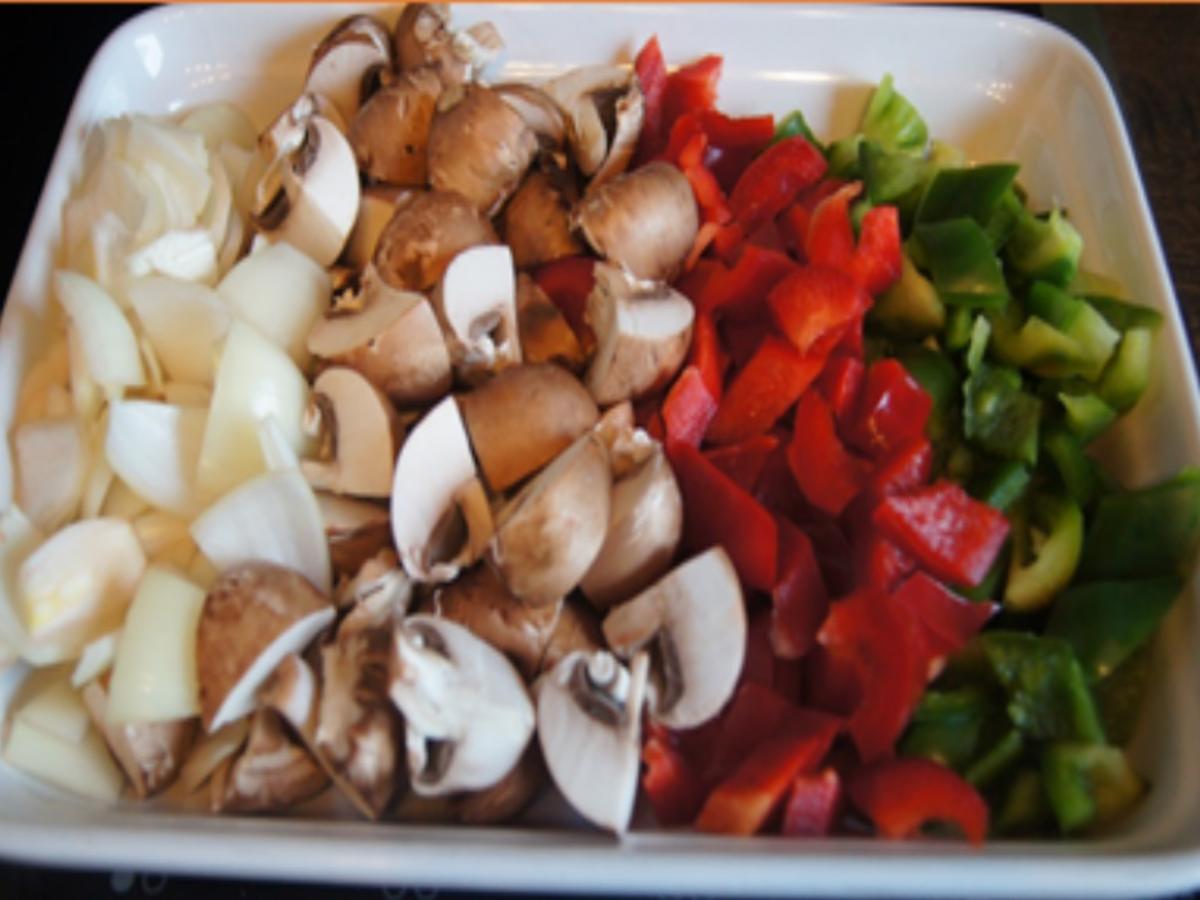Hähnchenwok mit Gemüsemix und Süßkartoffelstampf - Rezept - Bild Nr. 6