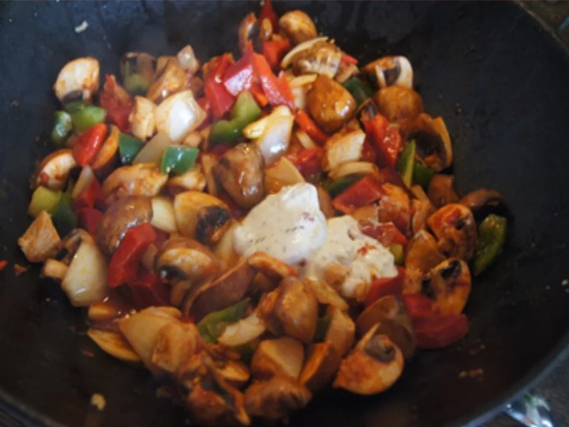 Hähnchenwok mit Gemüsemix und Süßkartoffelstampf - Rezept - Bild Nr. 14