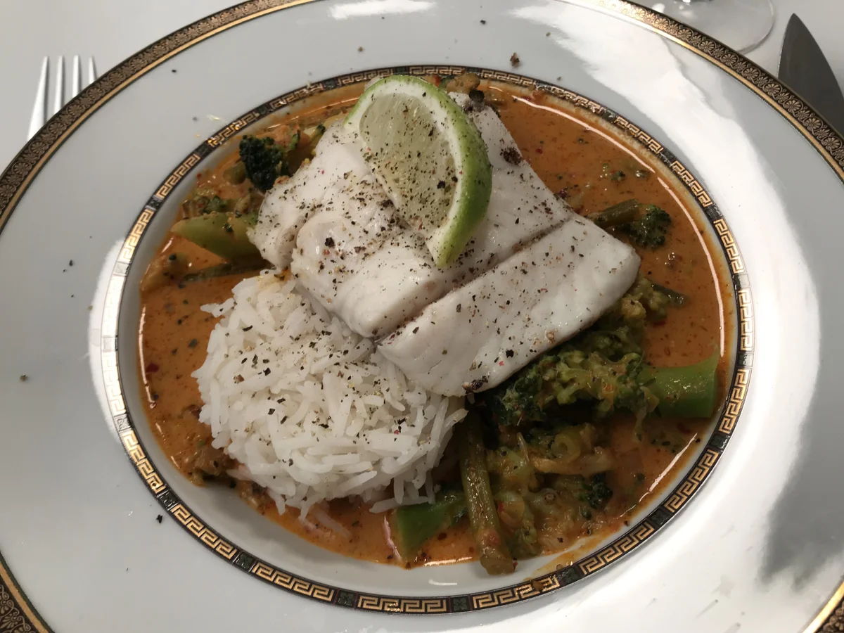 Rezept: Barramundi mit rotem Curry und Gemüse Bild Nr. 2 Barramundi mit rotem Curry und Gemüse - Rezept - Bild Nr. 2