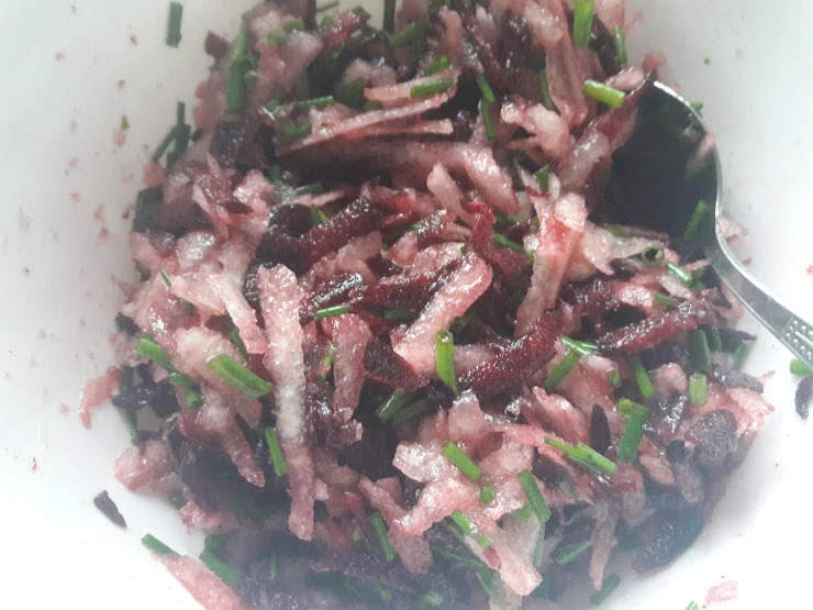 Salat von der lila Karotte - Rezept - Bild Nr. 2